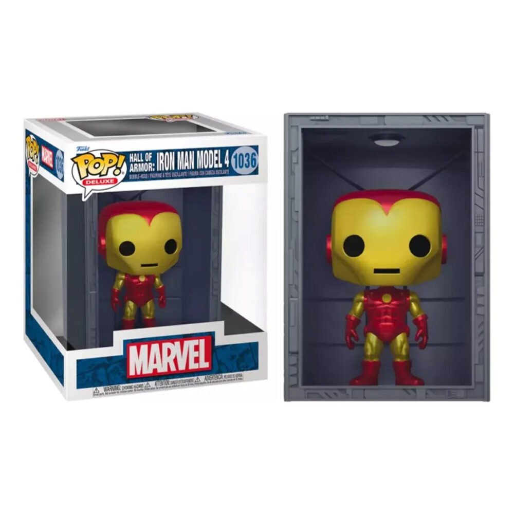 Funko Pop! Marvel: Hall of Armor – Ironman Model 4 (deluxe)