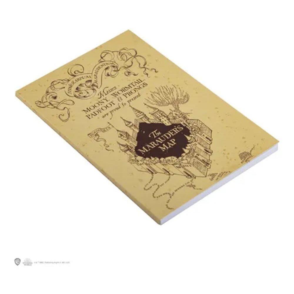 Harry Potter! Cuaderno Marauder’s Map Color Marrón Claro